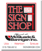 Sign Shop catalog